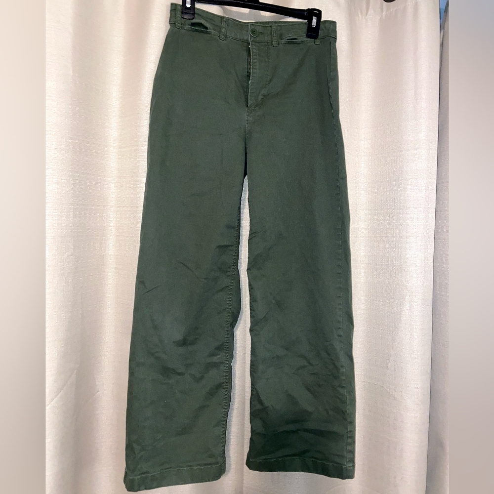 Old Navy Wide Leg Pants Green Size 4
